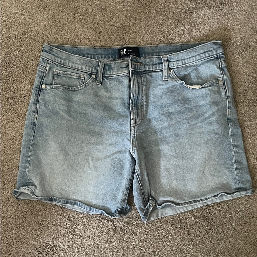 GAP Faded Blue Denim Shorts